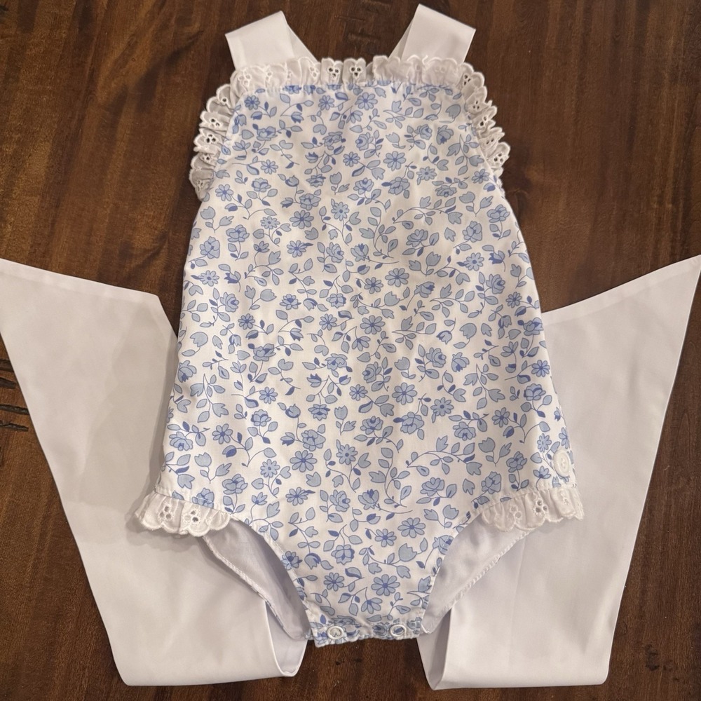 The Beaufort Bonnet Company Sisi Sunsuit Size 6-12 Months Greenbriar Garden